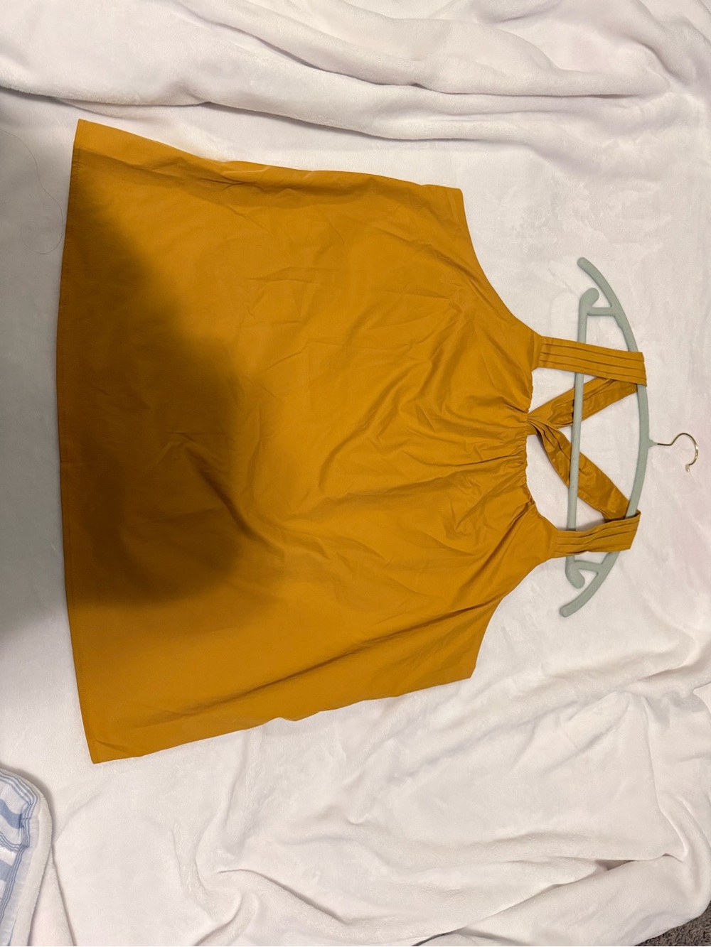 Banana Republic Mustard Halter-Style Camisole